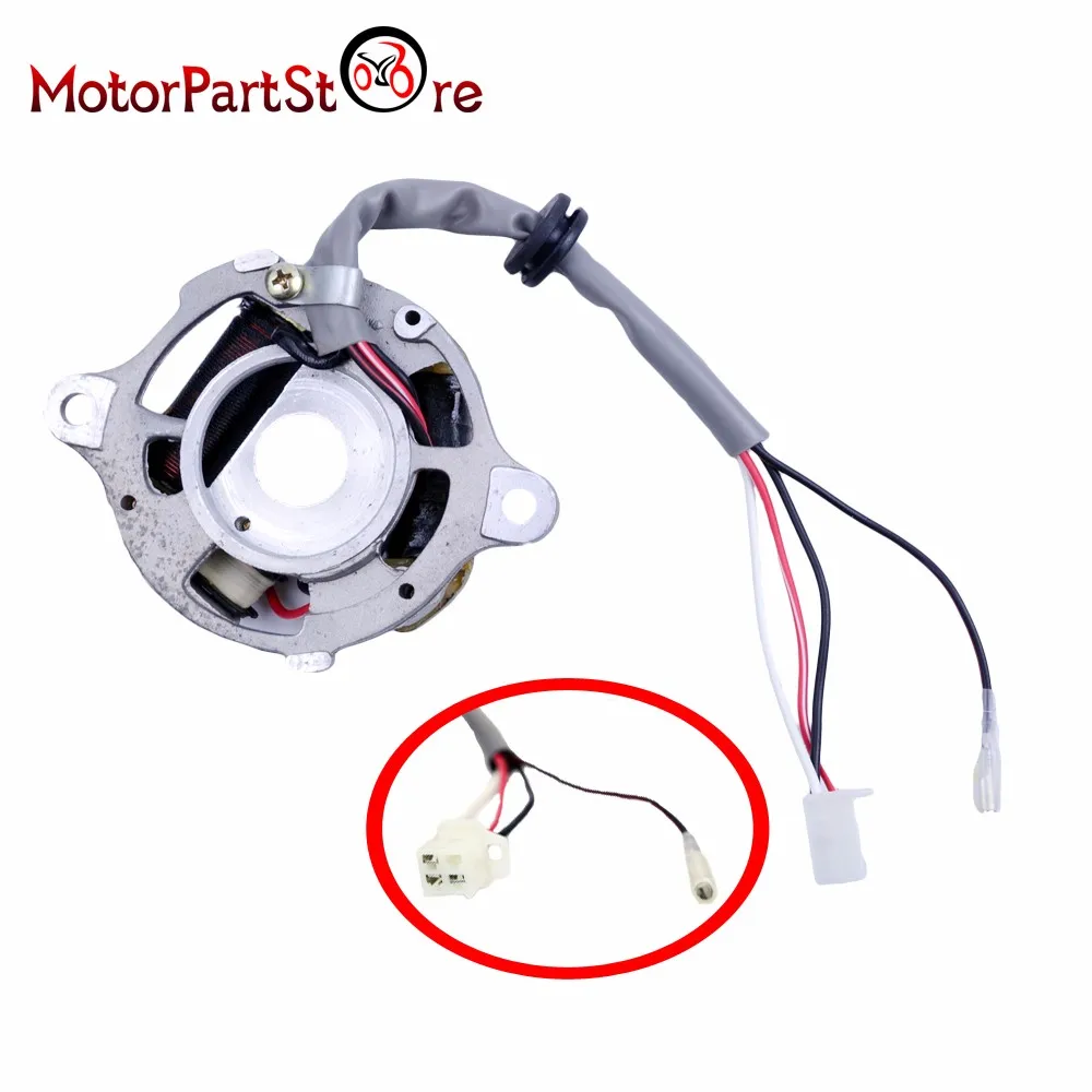 Статор Магнето катушка подходит для Yamaha PW50 PEEWEE PW 50 PY50 QT50 Dirt Pit Kid Bike ATV мотокросс мотоцикл части зажигания D30