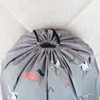 Large Capacity Clothes Drawstring Storage Bags Organizer Thick Fabric for Comforters Blankets Bedding Closet Costume Organizer 5