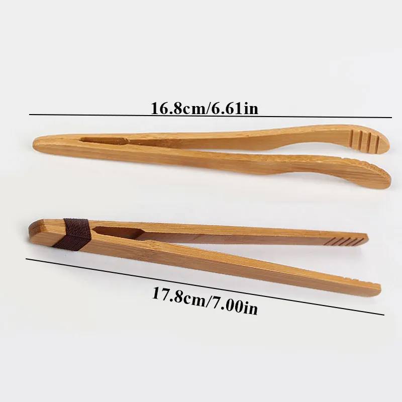 Wooden Tea Clip Bamboo Solid Color Convenience Curved Tea Clip Multifunctional Bamboo Environmentally Friendly Cup New