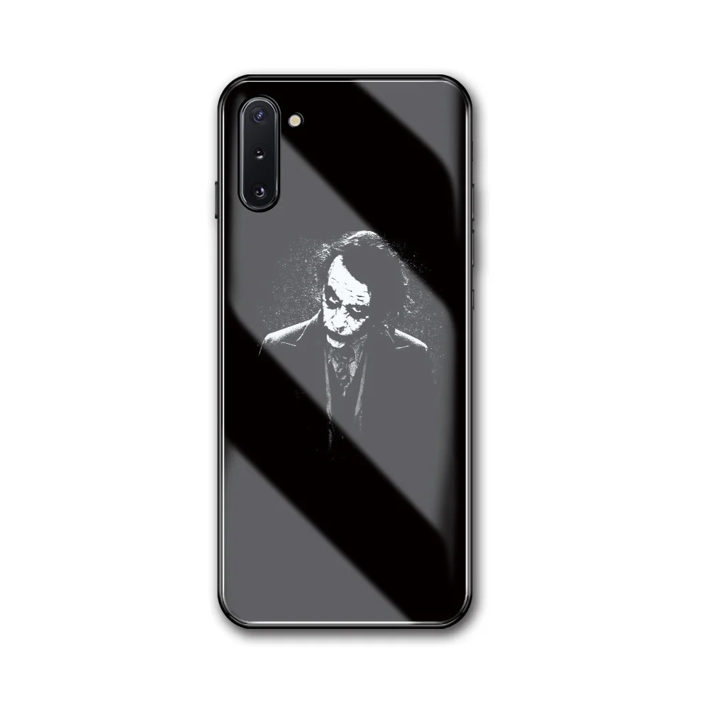 Для samsung Note 10 plus Joker стеклянный чехол для samsung Galaxy Note 8 9 10 S8 S9 Plus S10 plus S10Lite DIY чехол для телефона - Цвет: 1009