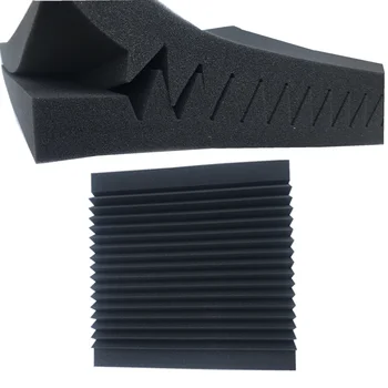 

4Pcs 500x500x50mm Black Soundproof Foam Sound Absorption Treatment Panel Tile Wedge Protective Sponge Studio Acoustic Foam