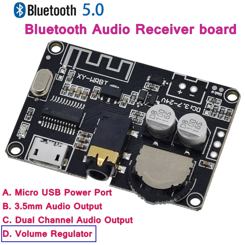 Bluetooth аудио приемник 5 0 mp3 декодер не допускающий потерь доска Беспроводной