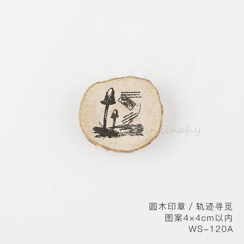 Vintage Natural Plants Rabbit Cat decoration stamp wooden rubber stamps for scrapbooking stationery DIY craft standard stamp - Цвет: 2