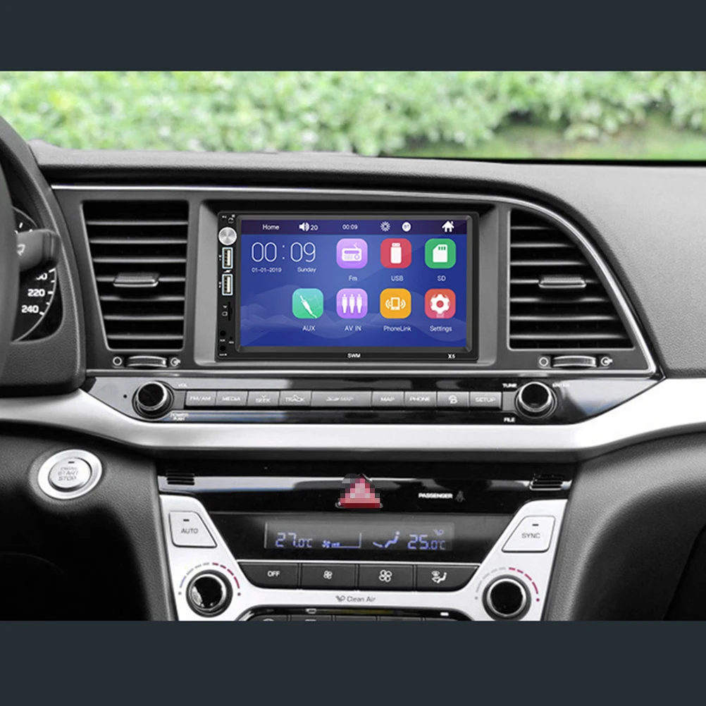 7 дюймов X5 Hd Автомобильный Mp5 плеер Автомобильный gps навигатор Mp3 радио плеер AIO машина авто Mp3 плеер Авто gps навигационная система