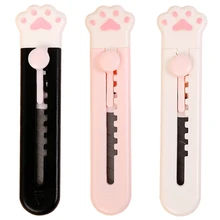 Cute Cat Claw Shaped Utility Knife Art Cutter Utility Knife Student Art Supplies DIY Tools Creative Stationery School Supplies