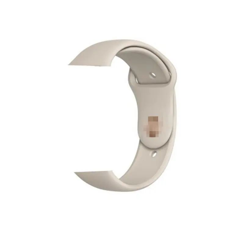 R 44mm IWO 8 Silicone strap Stainless Steel Bracelet wrist watchband magnetic buckle Milanese bracelet - Цвет: R