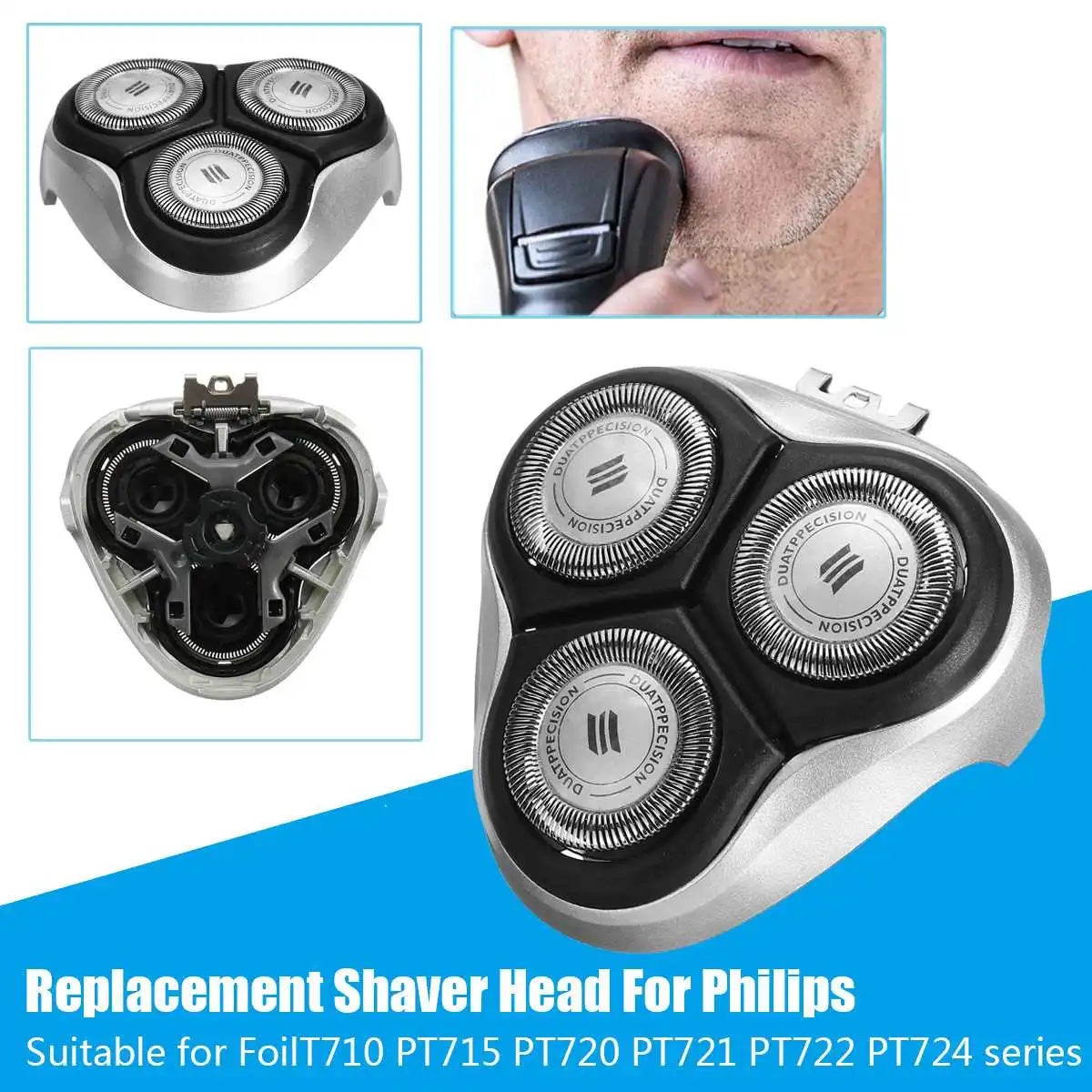 Сменная бритвенная головка для бритвы Philips, режущая головка, аксессуары для бритвы HQ8 PT710 PT715 PT720 PT721 PT722 PT724 PT736 PT737