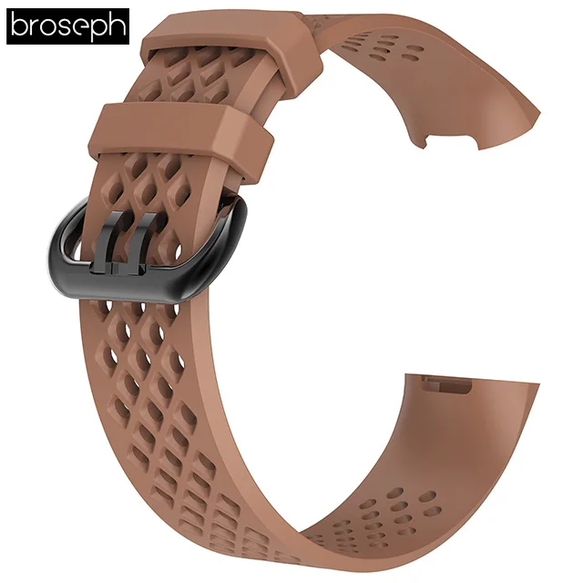 Coffee Силиконовый ремешок для Fitbit Charge 3 band ремешок для часов браслет для Fitbit Charge 3 сменный Браслет умные часы аксессуары - Цвет ремешка: Coffee