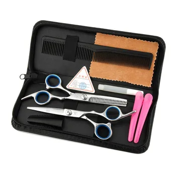 

Professional Salon Hair Cutting Thinning Scissors Barber Shears Set with Case Professional Salon Hair Cutting Thinning Scissors