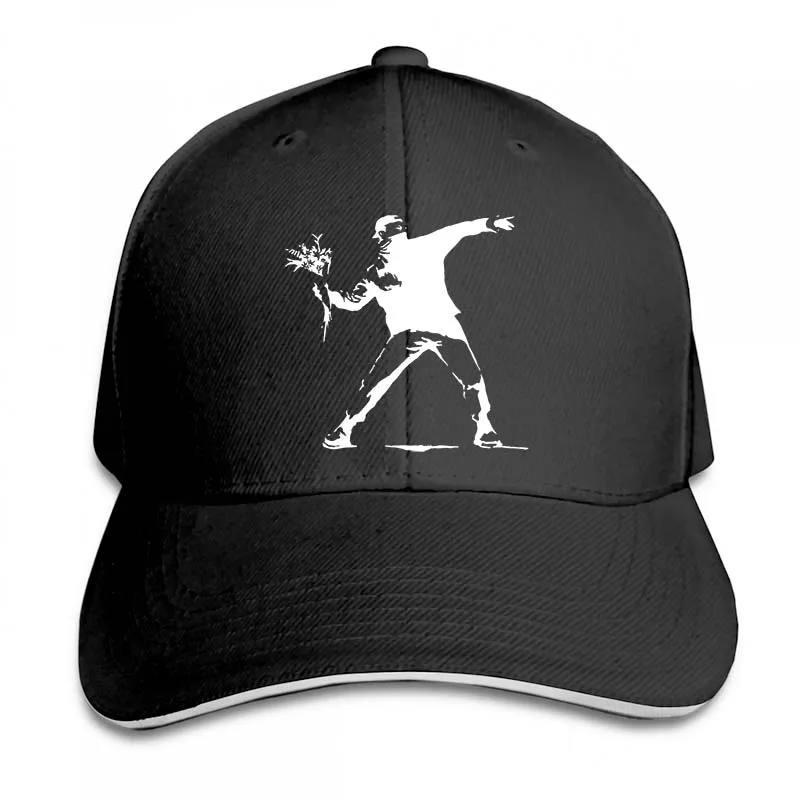 Banksy граффити искусство уличная одежда уникальные модные топ Размеры s m l xl бейсбольная кепка для мужчин и женщин Кепка для водителя грузовика модная Регулируемая Кепка - Цвет: 2-Black