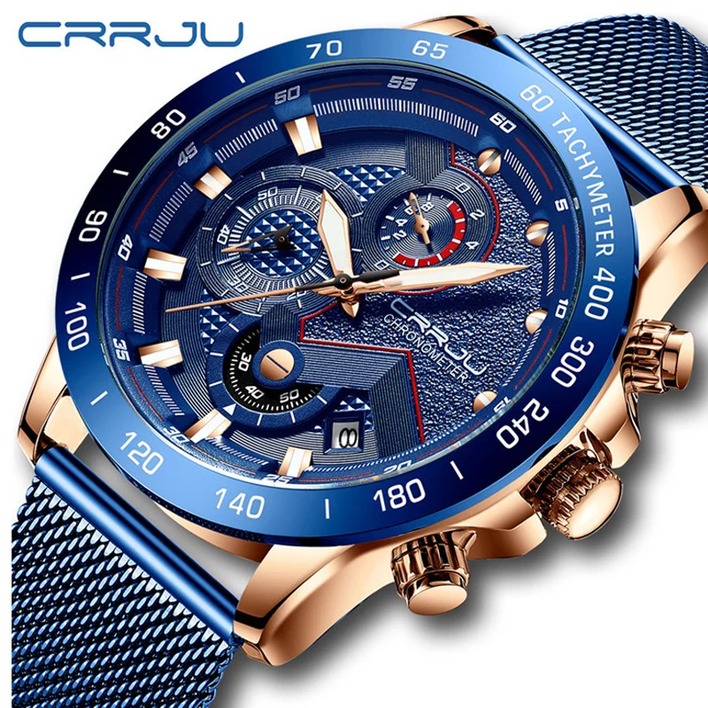 Men's Sports Timing Stainless Steel With Business Watch Waterproof Calendar Fashion Multi-Functional Large Dial Quartz Watch ruizu x02 8gb 1 8in mp3 mp4 player hifi lossless sound quality stop watch tf card fm radio recording e book calendar timing