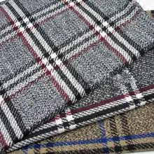 Клетчатая ткань; сезон осень-зима; смешанные цвета; шерсть