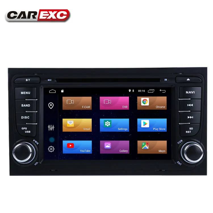 Clearance 7 Inch Android  9.0 Car DVD Player For Audi/A4/S4 2002-2008 With Canbus Wifi FM/AM GPS Radio Multimedia Screen Navi Carplay 5