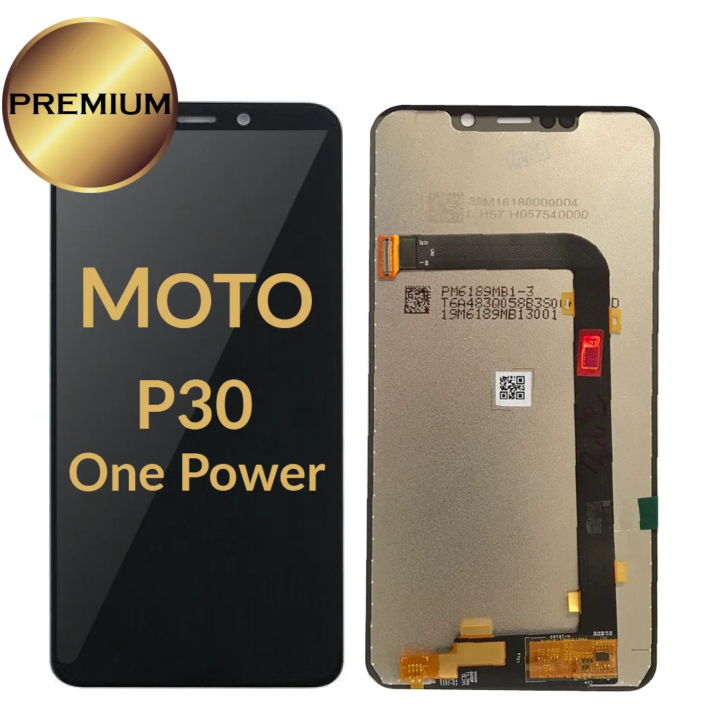 Для Motorola Moto One Power ( p30 note) ЖК экран с дигитайзером сенсорного экрана в сборе экраном
