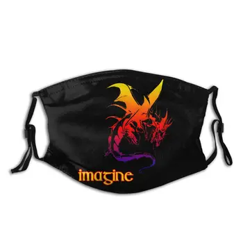 

Imagine Dragons Mouth Face Mask Imagine Dragons Facial Mask Funny Fashion with 2 Filters for Adult