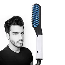 Новинка, выпрямляющие гребни для бороды, утюжок для придания объема, плоский угол, гребень для завивки волос, для шоу, кепка, быстрый стайлер для волос, расчески для волос