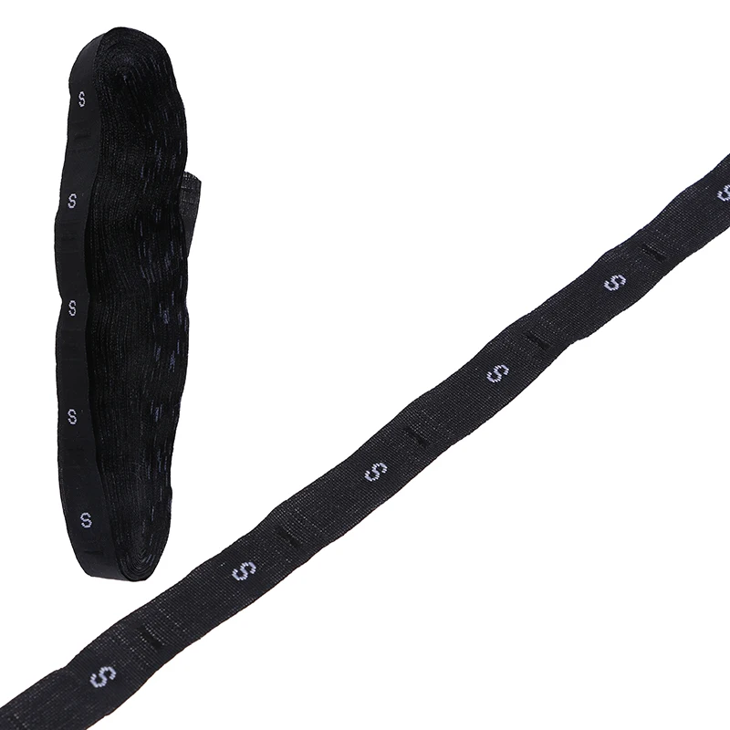 J 1 Roll(about 500PCs) Size Labels Garment Clothing Woven Tags XS-4XL White Black 30mmx 12mm - Цвет: J