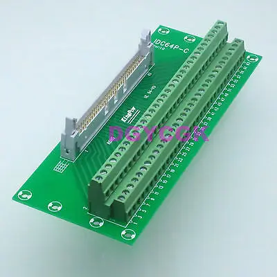 

DHL/EMS 5 Sets*IDC 64pin port plug adapter connector header Terminal Breakout PCB Board 2 row -h2