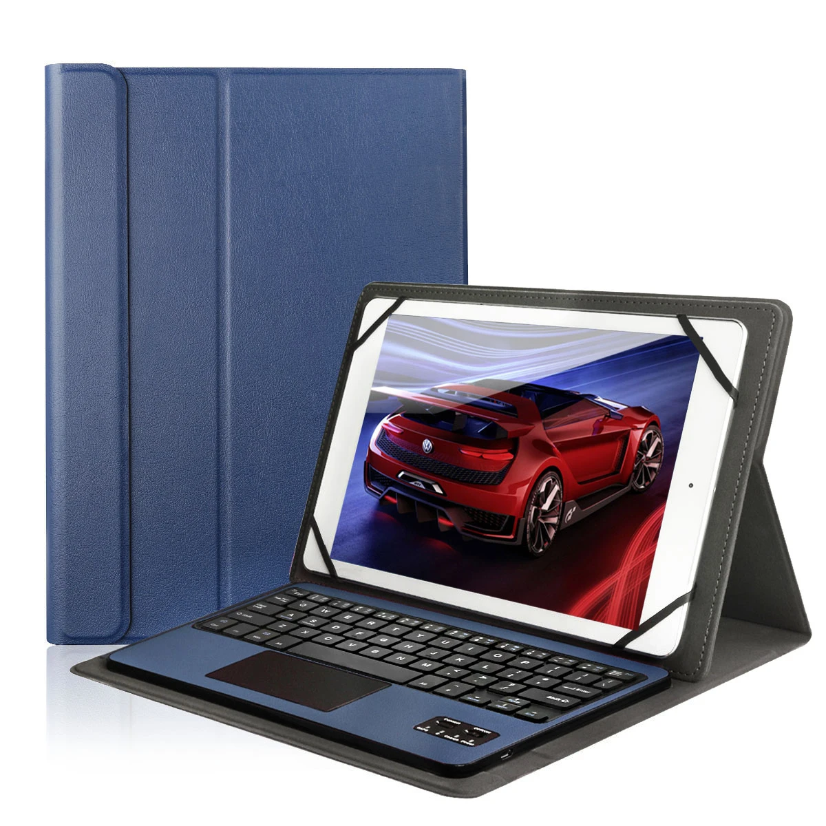 Bluetooth клавиатура чехол для samsung Galaxy Tab A Tab S 9,6 9,7 10,1 10,5 T580 T585C T800C T805C планшетный ПК с системой андроида - Цвет: KBS868D