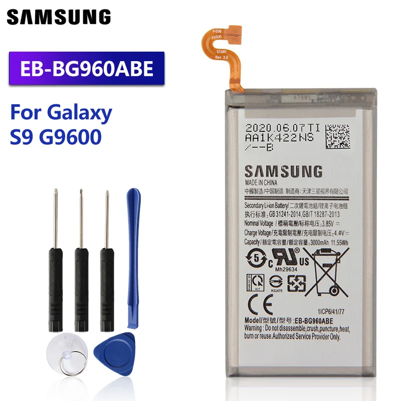 Оригинальная запасная аккумуляторная батарея для Samsung Galaxy S9 G9600 Аутентичные