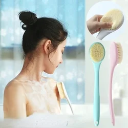 Bath Brush Long-Handled Soft Hair Bath Brush Bath Towel Strong Back Rub Bath Ball Back Shower Tool