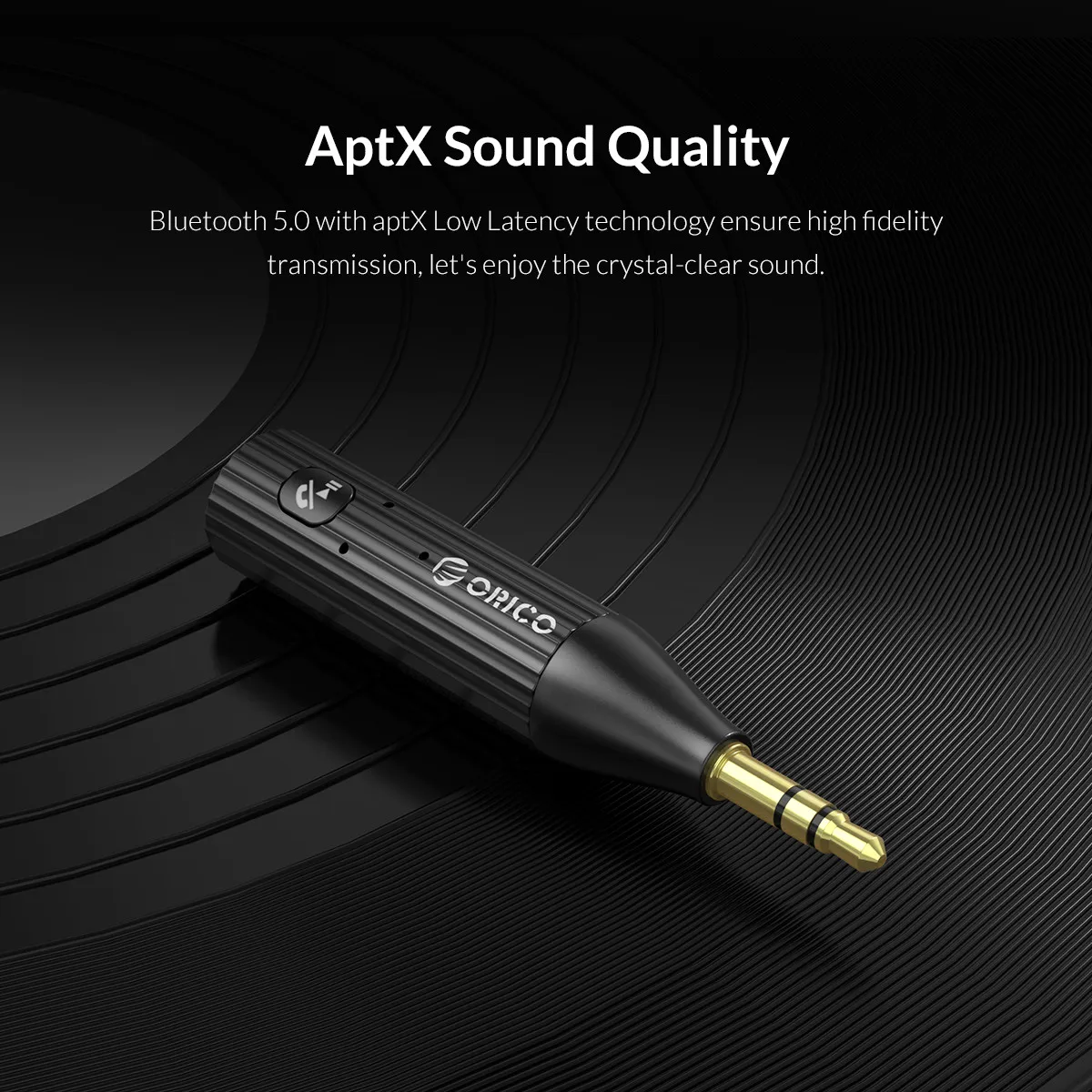 ORICO Bluetooth 5,0 приемник автомобильный 3,5 мм Aux 3,5 Jack стерео адаптер EDR Беспроводной адаптер музыкальные наушники Bluetooth аудио приемник