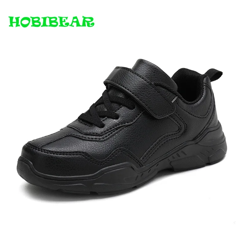 Kid Shoes Rubber Boy Sneakers Boys School Children Black Sport Sole Comfortable Walking