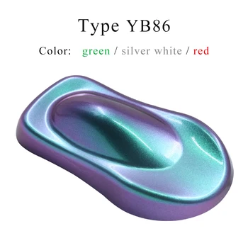

YB86 Chameleon Pigments Acrylic Paint Powder Coating Chameleon Dye for Cars Arts Crafts Nails Decora