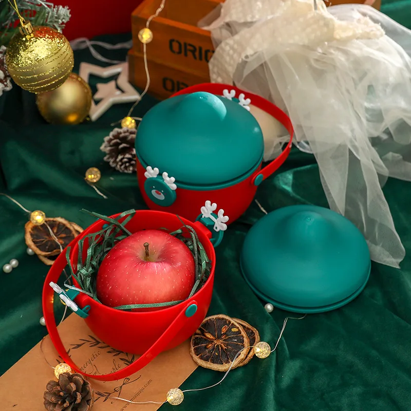 Apples Christmas Ad 2022 Christmas New Years Eve Decorations Apple Box Plastic Christmas Gift Box  For The New Year 2022 Gift Box Packaging Kid Candy Box|Gift Bags & Wrapping  Supplies| - Aliexpress