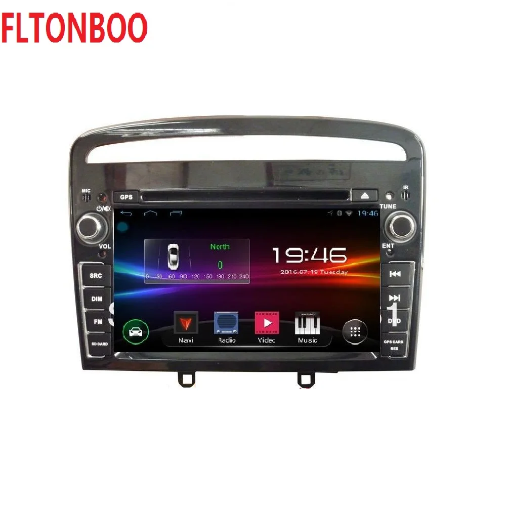 Best 7" Android 9 for peugeot 408 2013,car DVD,radio,gps navigation,3G,canbus,Wifi,1GB,quad core, support obd,dvr,Russian,english 0