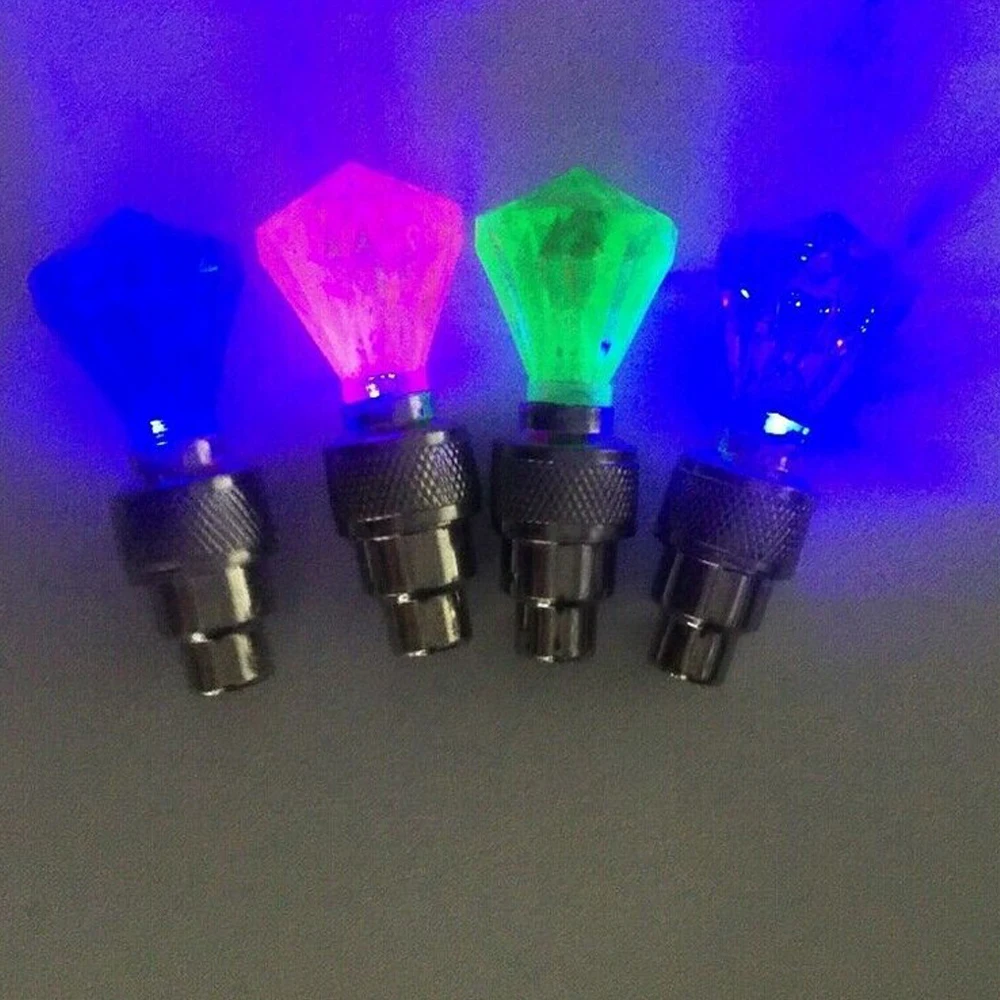

2pcs Bicycle Lights Bike Valve Light Motion Activated LED Light Safety Cycling Lamp Wheel Tire Valve Caps Bike Accessories