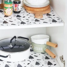 Влагостойкий коврик для шкафа, коврик для шкафа, Противопылевой коврик для кухонного шкафа, коврик для ящика, бумага, Пластиковая напечатанная настенная бумага JJJCD199