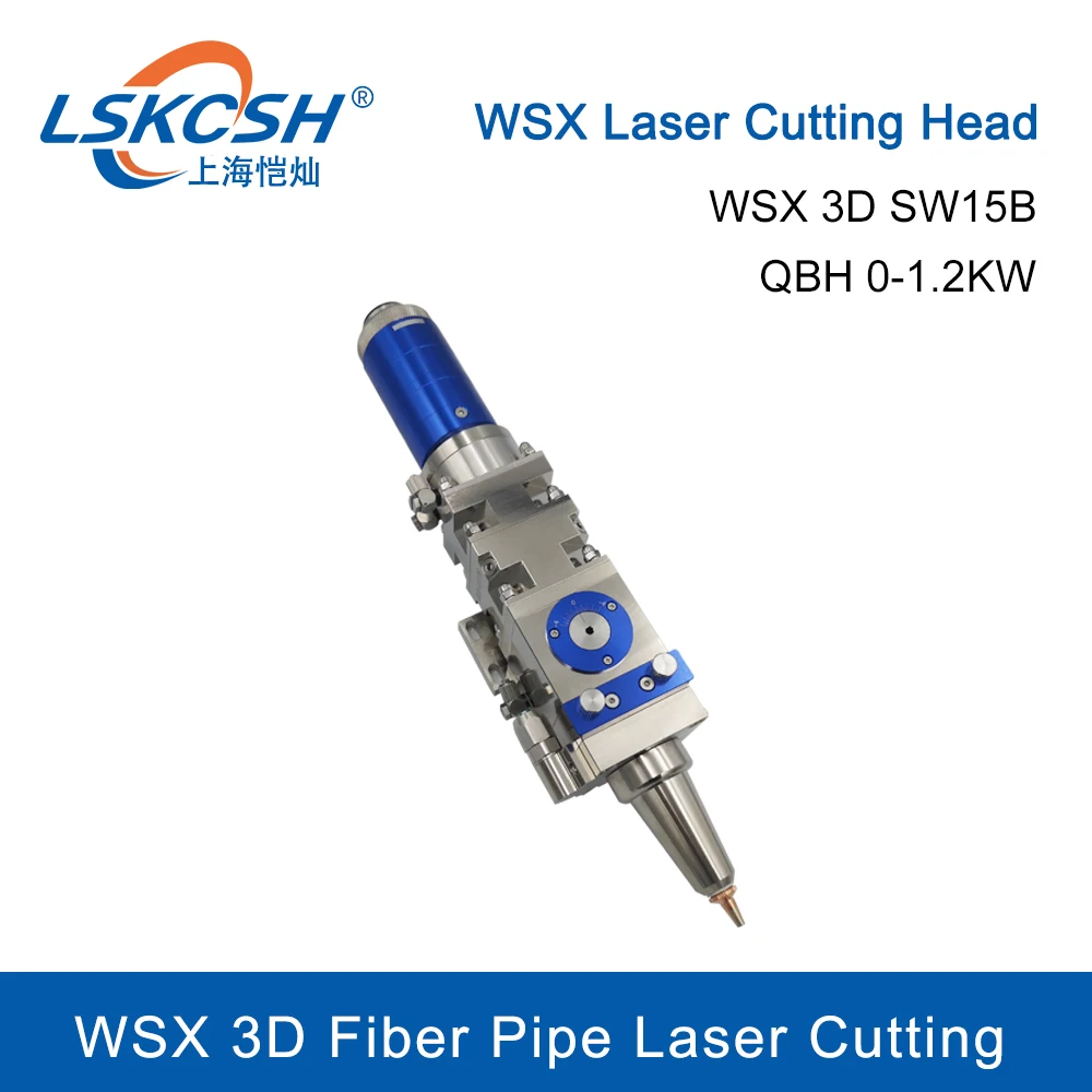 

LSKCSH WSX Original Laser Cutting Head WSX SW15B for 3D laser Pipe cutter 0-1200W QBH connector optical machine