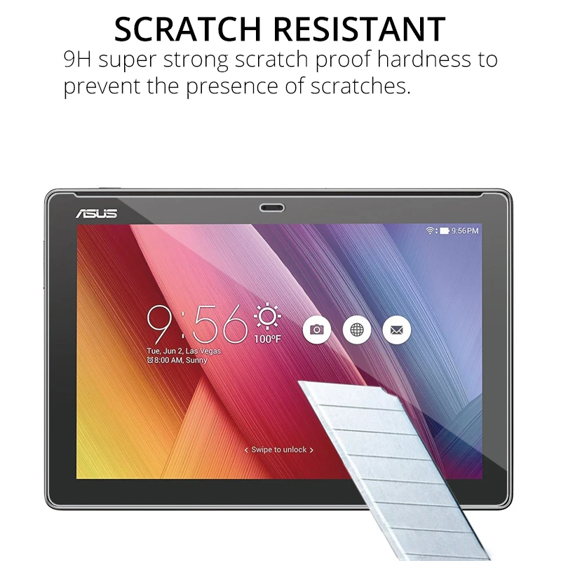 Premium Tempered Glass for Asus ZenPad 10 Z300 Z300C Z300CL Z300CG Z300M Z301 Z301ML Z301MFL 10.1" Tablet Screen Protector 2