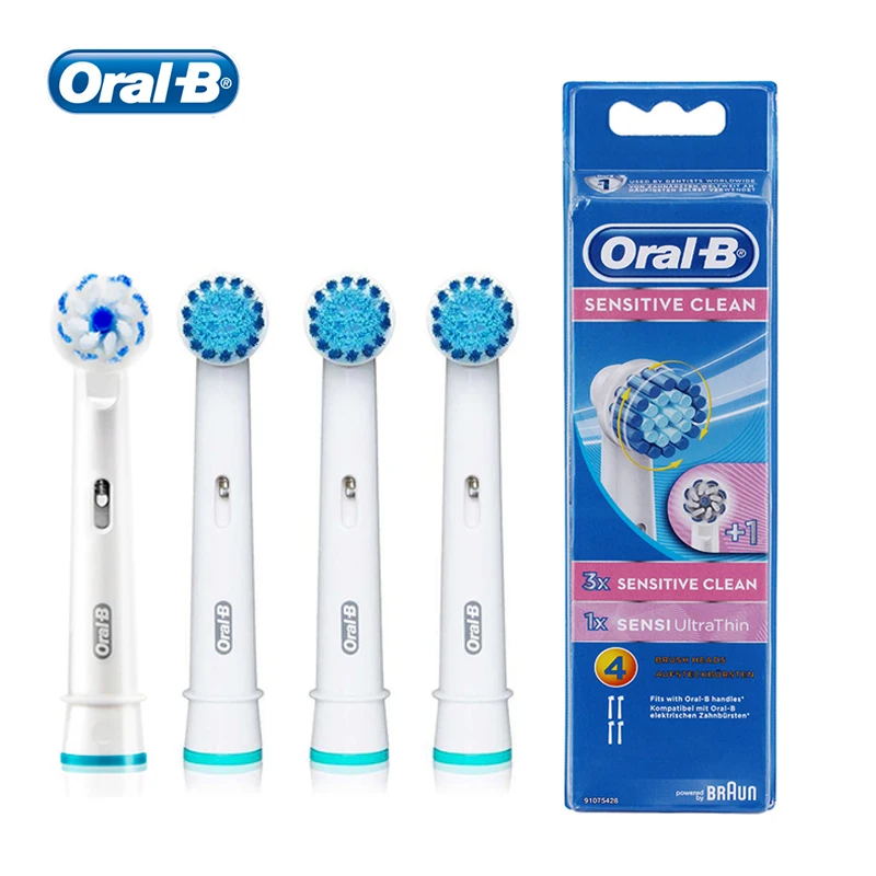 Testina Di Ricambio Per Spazzolino Orale B Per Denti Sensibili Setola Ultra Morbida Proteggi Denti E Gomma Rimuovi Placca
