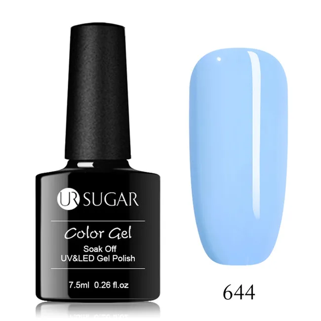 Color 644 Ur Sugar замачиваемый УФ-гель для ногтей 112 цветов Гель-лак для нейл-арта лак для рисования Гель праймер для ногтей гель лак 7,5 мл - Цвет: Color 644