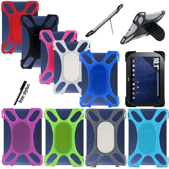 

KK&LL For Acer Iconia Tab 10 A3-A30 10.1 inch - Tablet Shockproof Silicone Stand Cover Case + Stylus