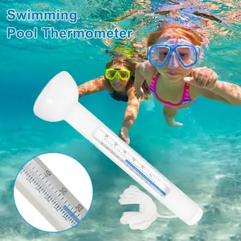 

Floating Pool Temperature Thermometer with String Pond Test Kits for Outdoor Indoor Swimming Pools Spa Hot Tubs Fish Ponds