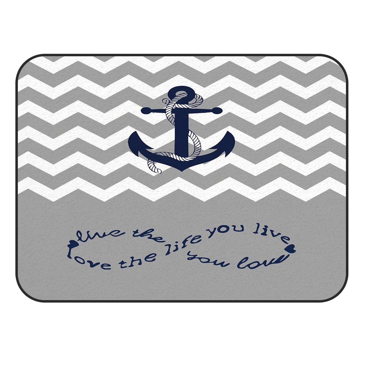 CHARMHOME мягкий ковер Противоскользящий ковер рябь Якорь ЛЮБОВЬ Бесконечность серый ковер для гостиной коврик для домашнего декора