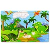 4 Style Jurassic Dinosaur Puzzle Wooden Preschool Kid Baby Jigsaw Puzzles Cartoon Learning Educational Christma Toy for Children 1