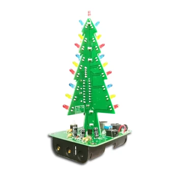 

DIY Christmas Tree LED Flash Kit 3D Electronic Learning Kit - Colorful LED kit
