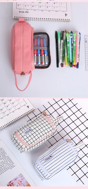 Wholesale Pencil Case Kawaii Estojo Escolar Cute Trousse Scolaire Cartuchera  Para Lapices School Etui Large Capacity Lapis Kalem Kutusu From Aozhouqie,  $33.91