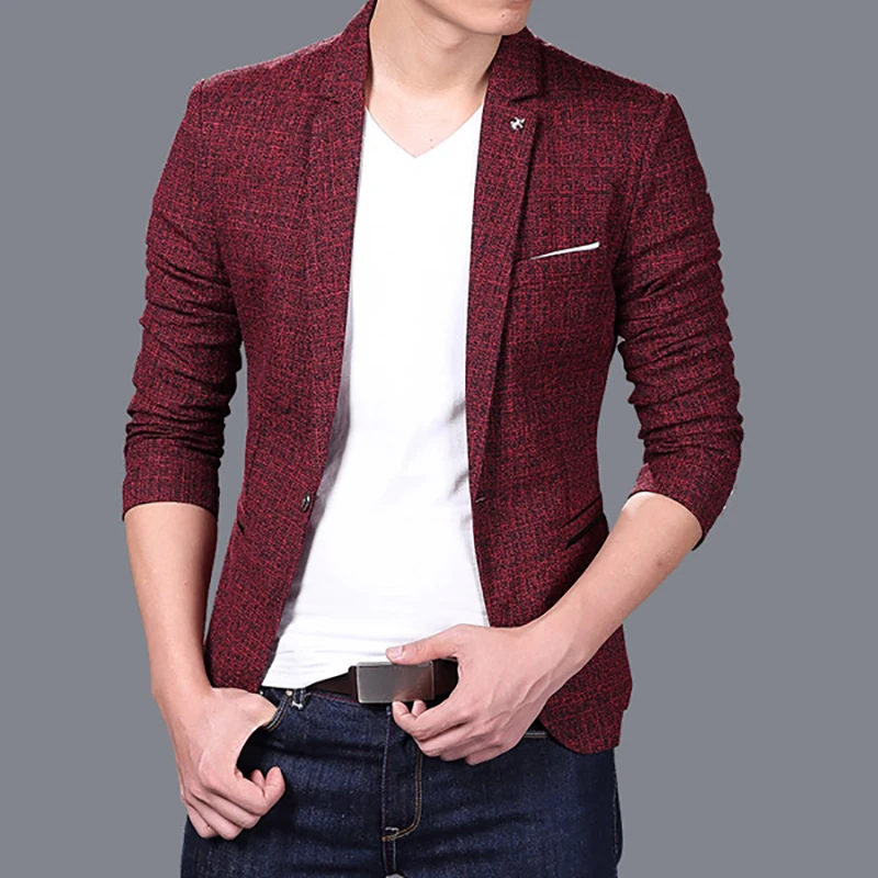 Men's Coats Autumn Jacket Masculino Blazers Men's Suit Jackets Hombre Solid Slim Fit Groom's Clothes Smart Casual Mens Clothes Men's Coats Autumn Jacket Masculino Blazers Men's Suit Jackets Hombre Solid Slim Fit Groom's Clothes Smart Casual Mens Clothes