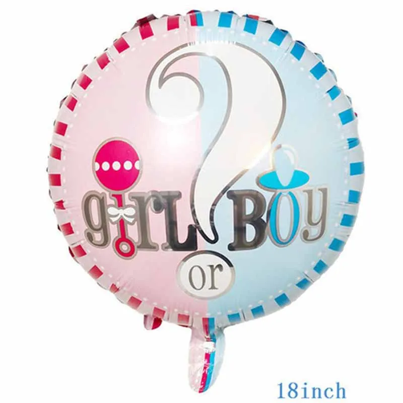 boy or girl 36 дюймов черный круглый конфетти латексные воздушные шары, джинсы для маленьких мальчиков или девочек Пол раскрыть вечерние шар гигантский воздушный шар с розовый синий золотой конфетти - Цвет: boy or girl