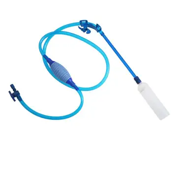 

Fish Tank Water Changer Aquarium Water Cleaner Siphon Pump Gravel Water Filter With Flow Controller With Attaching Clamp