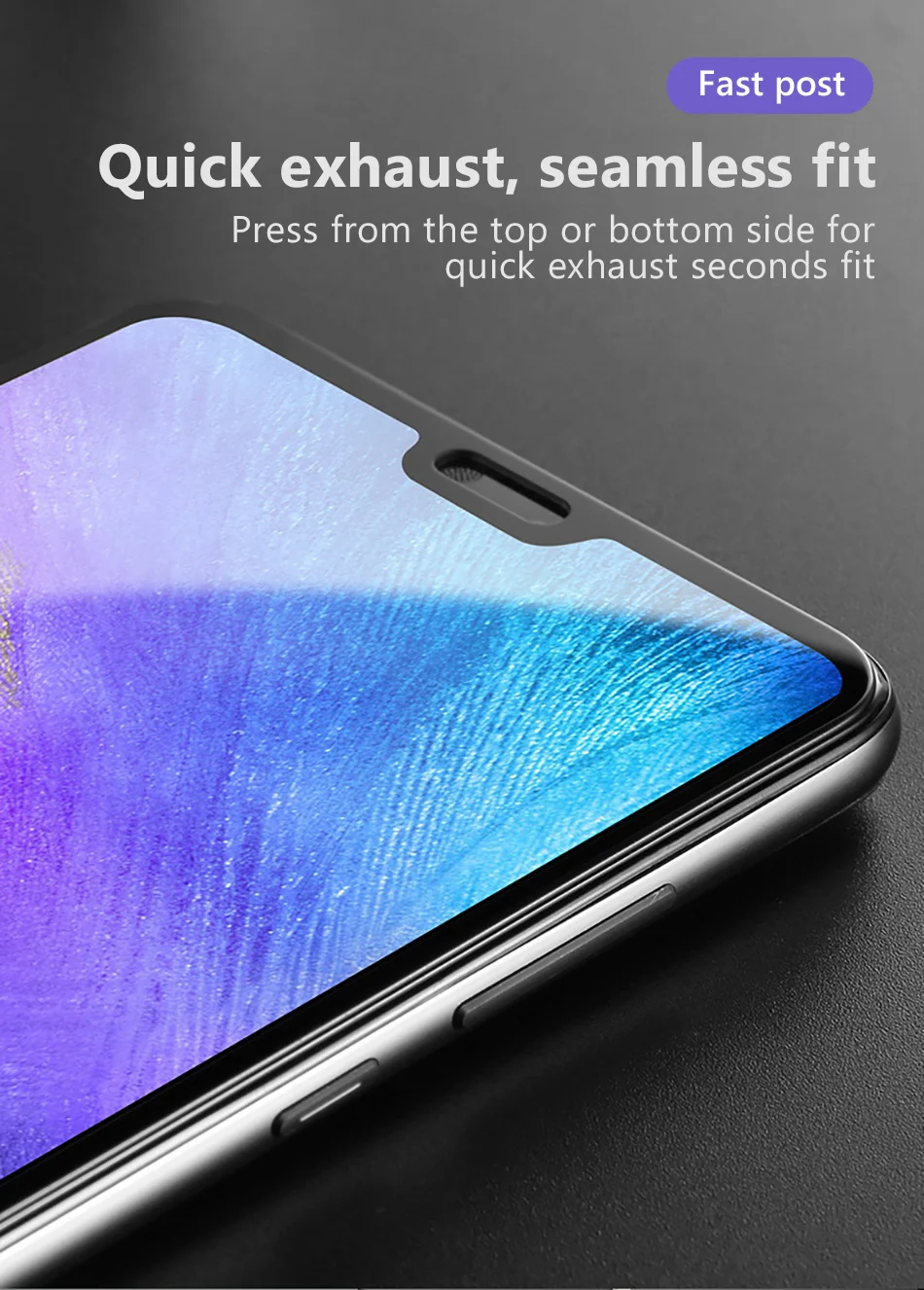 Benks Full Cover Curved Tempered Glass For Huawei P20 Pro Bending Screen Fingerprint Proof Protector Front Film For Huawei P20 (5)
