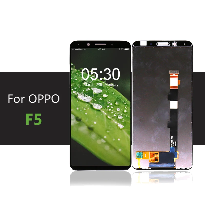 

6" LCD Display for Oppo F5 Touch Screen Digitizer Assembly Black White for Oppo F5 LCD Display 100% Test Free Shipping
