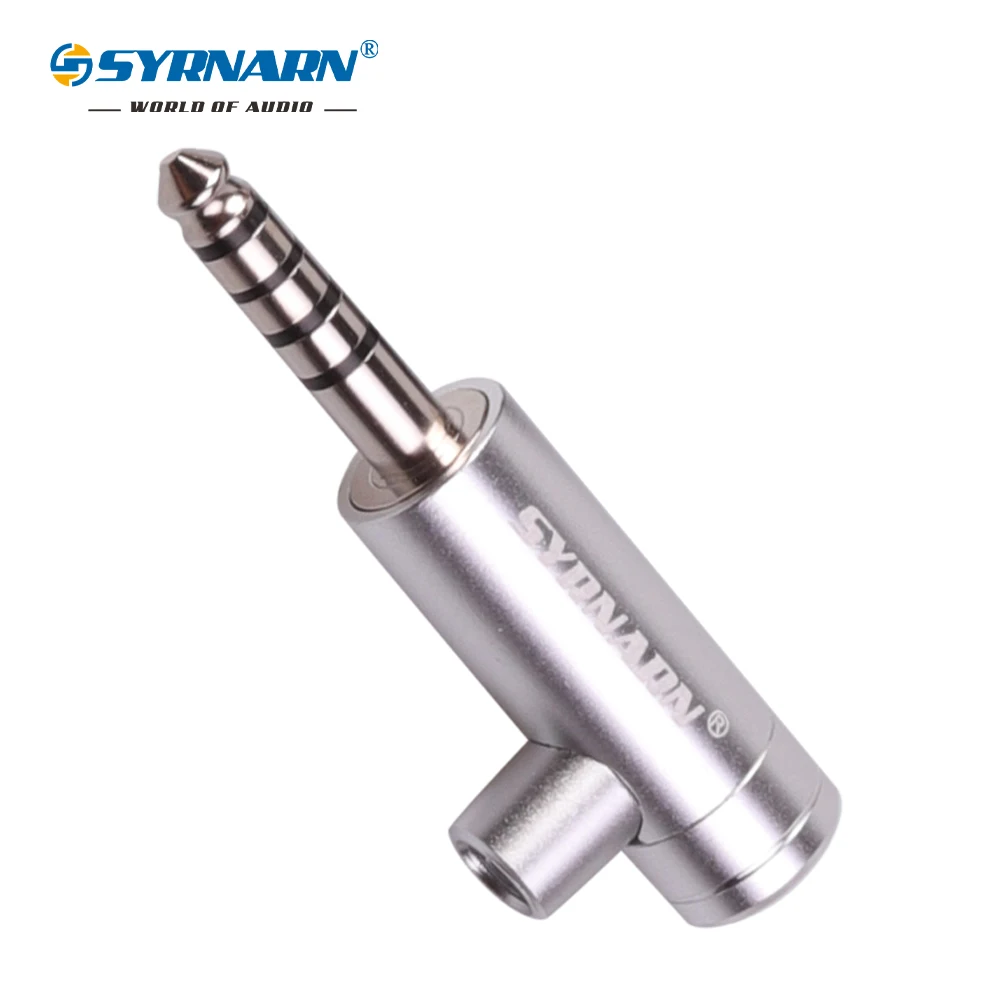 1PCS 4 4mm 5 Poles Audio Jack Earphone Male Plug Pin Adapter For NW WM1Z A Player HiFi Headphone Solder Wire Connector i D 4 5mm