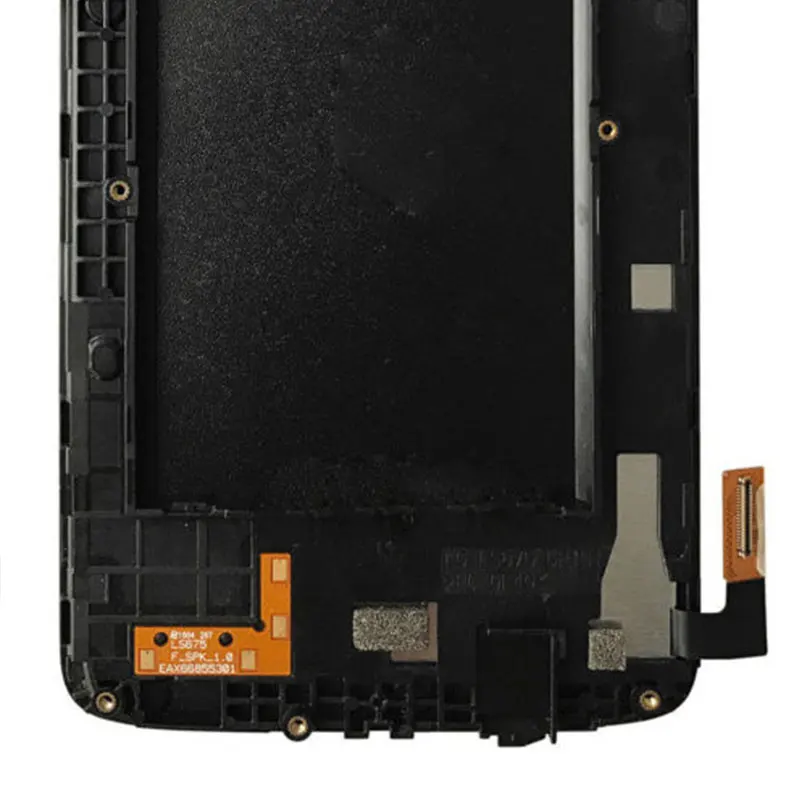 ЖК-дисплей для LG K7 LS675 LS665 кодирующий преобразователь сенсорного экрана в сборе Замена Черный Белый нет/с рамкой Протестировано