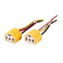 2 шт. H4 9003 HB2 женский керамический провод жгут фар розетки